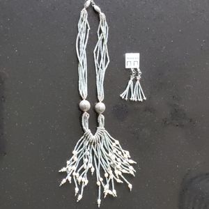 Handmade Necklace and Earrings set from Far East